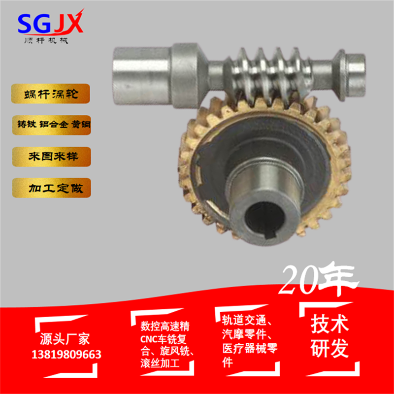 小模数黄铜蜗轮涡杆